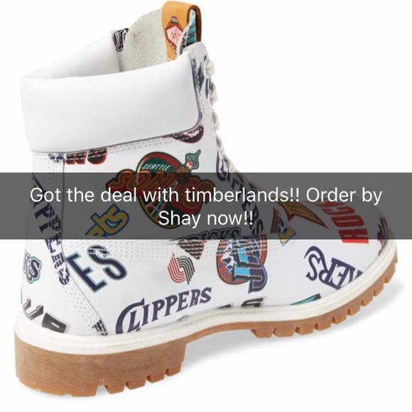 white nba timberlands